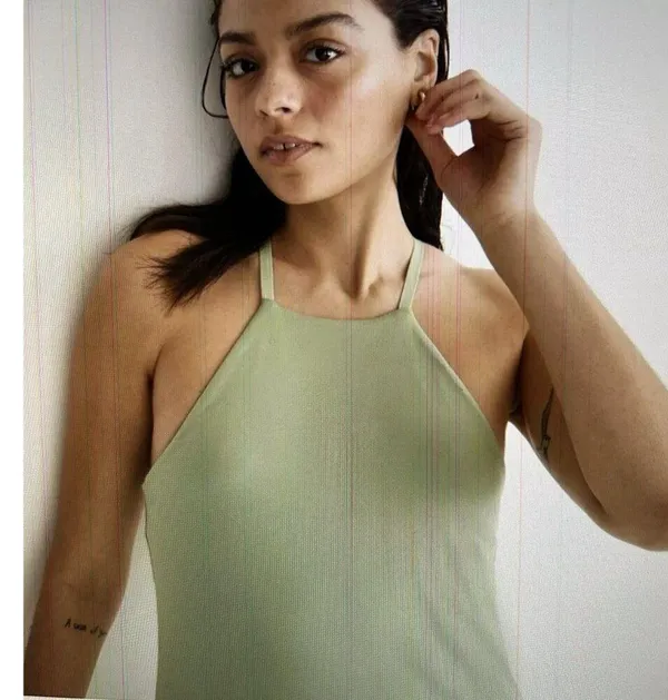 Madewell Flex Fitness Dress w/Built in Shorts Tennis Pickle Ball Green Size S - Image 4