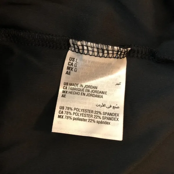 Ideology Womens Hoodie Pullover Pockets Thumbholes Black L - Image 4