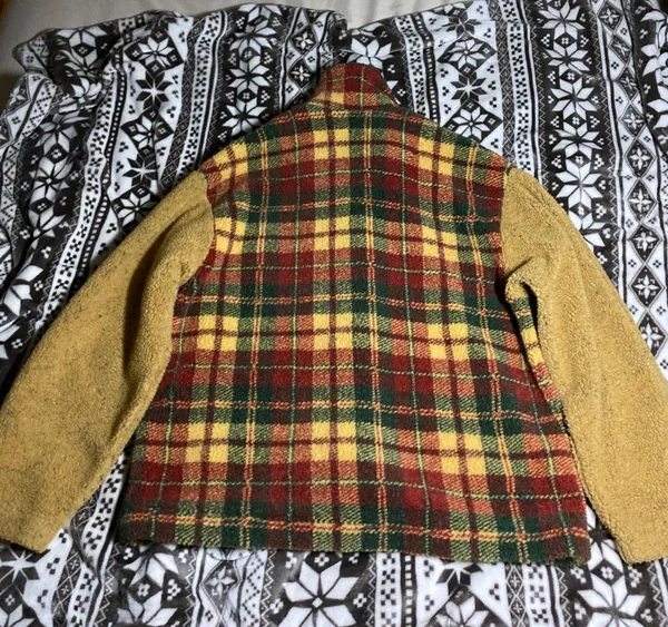 Vintage Tiace Fur Button Down Heavy Sweater Canada Size XS - Image 2