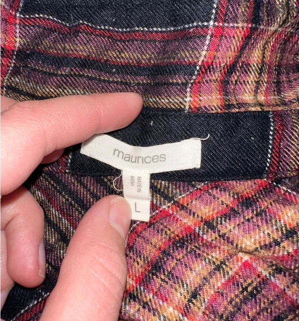 Flannel Button-Up Maurices - Image 2