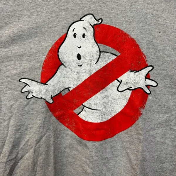 Ghostbusters Who You Gonna Call Classic Movie Logo Tee M - Image 2