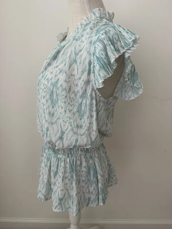 Voy Blouse Blue - Image 5