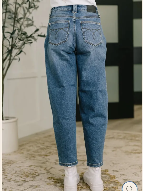 Judy Blue High Waist Soft Barrel Stitch Thru Pocket Jeans Size 9/29 - Image 4