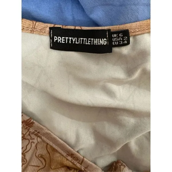 PrettyLittleThing brown crop top - Image 7