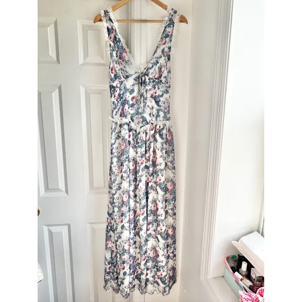 For Love And Lemons Floral Audrey Maxi Dress Small Petite - Image 5