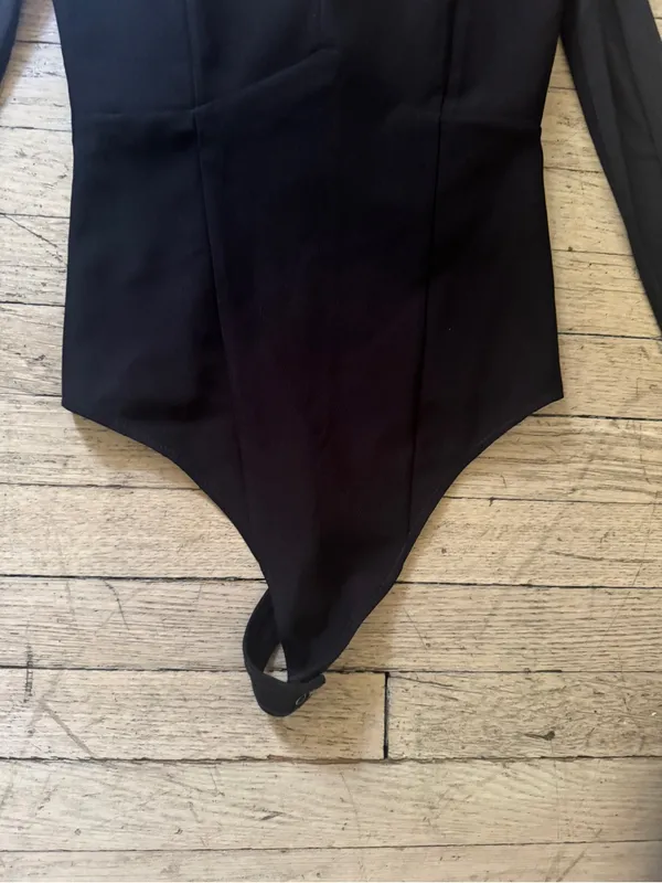 NWT Abercrombie & Fitch Black Long-Sleeve One-Piece - Image 5