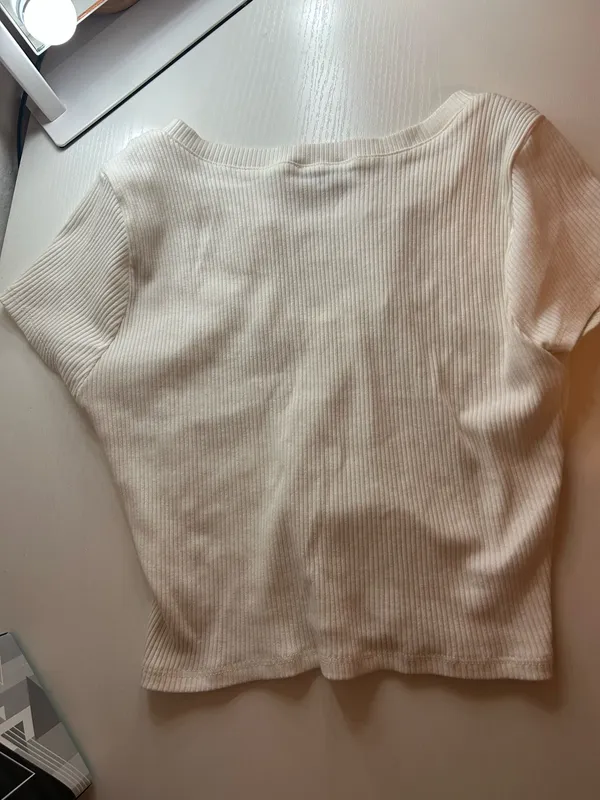 White crop top The Workshop - Image 2