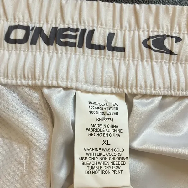 O’NEILL white lace elastic waist tie swimsuit short EUC - Image 8