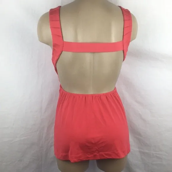 Guess Marciano Pink Sleeveless Strappy Open Back Top XS - Image 5