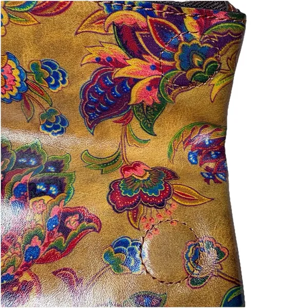 Patricia Nash Valerie Avellino French Tapestry Collection Leather Zipper Wristle - Image 2