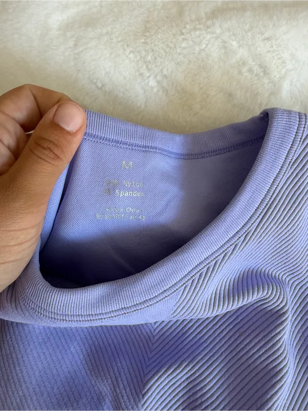 Attraco High Neck Tank Top Purple Size Medium NWT - Image 7