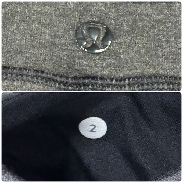 Lululemon Skinny Groove Pant Full-On Luon Yoga Leggings Size 2 Gray - Image 10