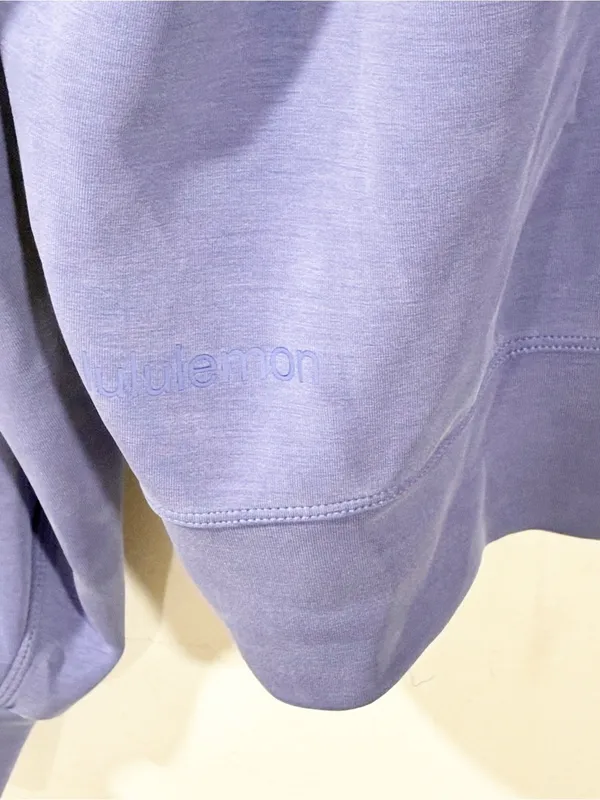 Lululemon Perfectly Oversized Cropped Crew Pullover Sweatshirt Size 8 - Image 5