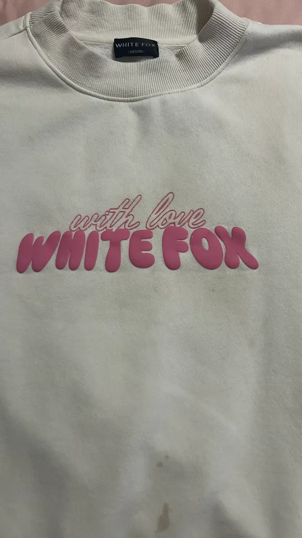 White Fox Boutique pink flower hoodie - Image 5
