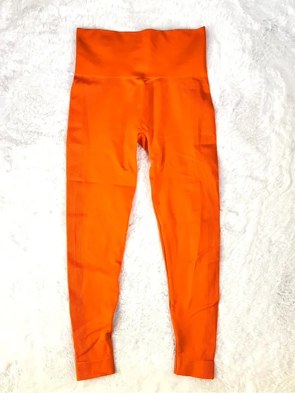 NWOT SET Active Sculptflex Seamless Workout Leggings High Rise Ribbed Small - Image 2