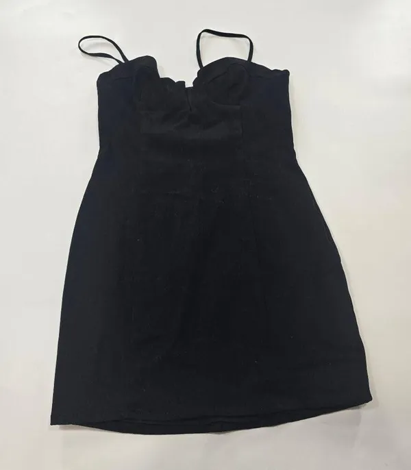 Superdown Renetta Mini Dress in Black XS - Image 3