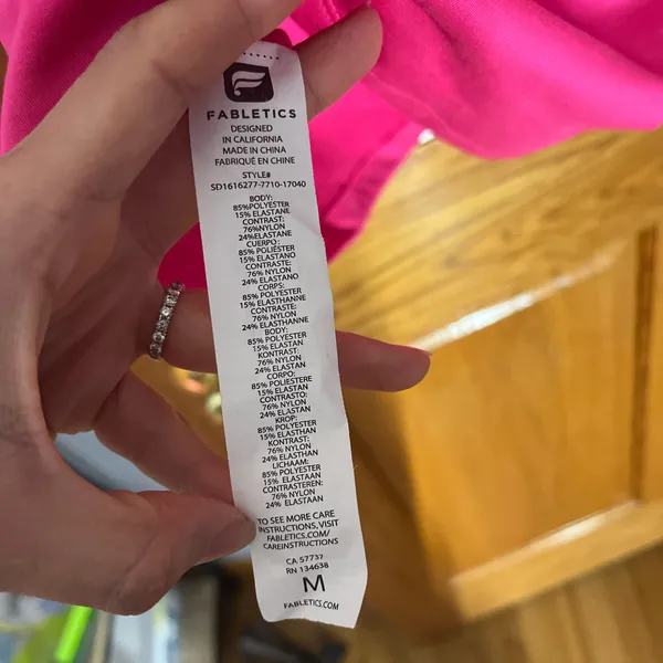 Fabletics Dress Pink Medium  - Image 4