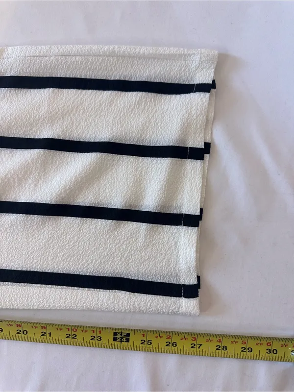 Black And White Striped Dress Pants/Trousers Brand New Size Medium Women’s - Image 7