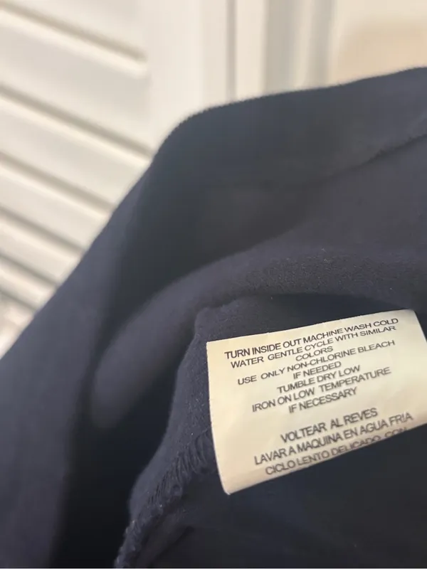 Love & Piece‎ Navy Corded Jumper Dress Size Medium - Image 10