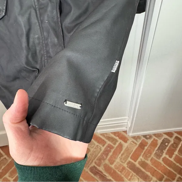 America Today Hooded Raincoat black size‎ xs normcore minimalist modern classic - Image 2