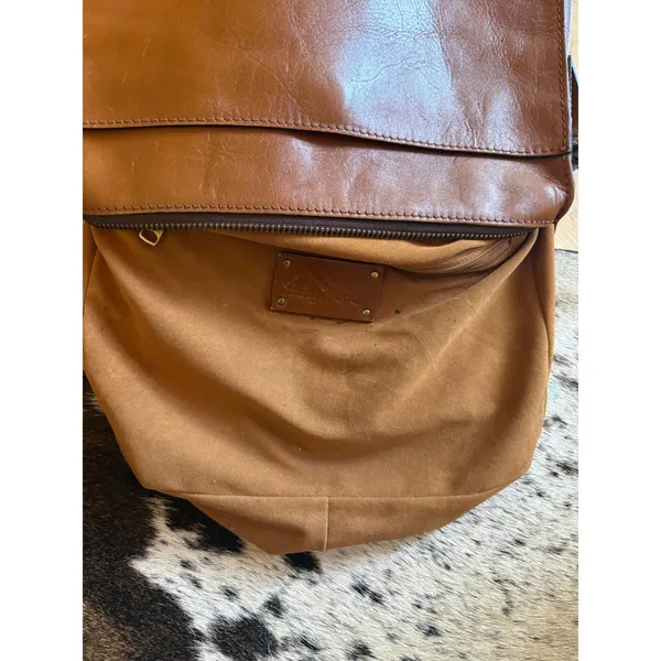 Patricia Nash Nazaire crossbody‎ bag Brown Leather - Image 11