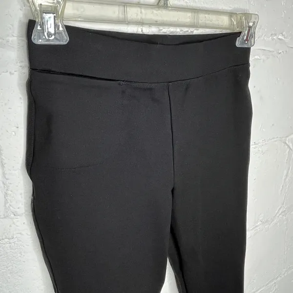 Quince‎ Women's Black Ultra-Stretch Ponte Skinny Pants Size Medium W-PNT-26 - Image 3
