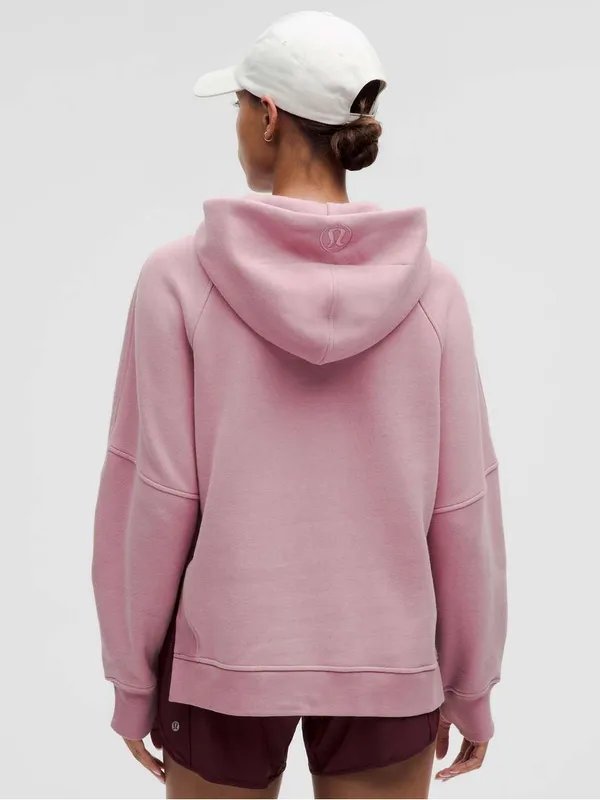 Lululemon Scuba Oversized Side-Slit Hoodie Rose Blush XS/S - Image 2