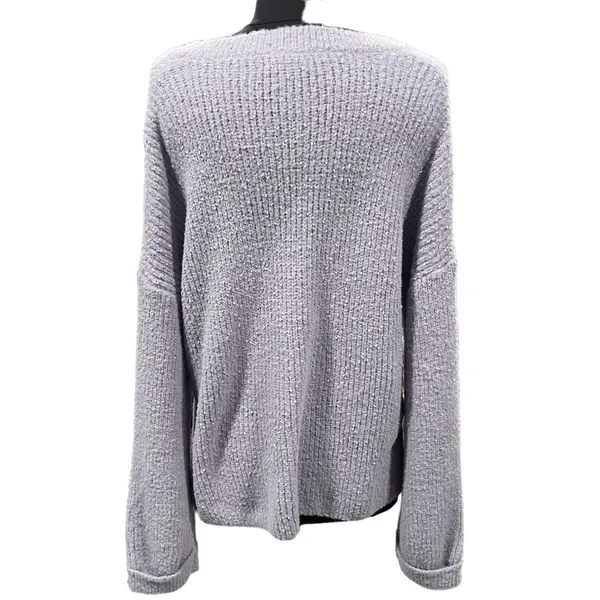 NEW Altar’d State Purple V-Neck Plein Air Sweater - Image 2
