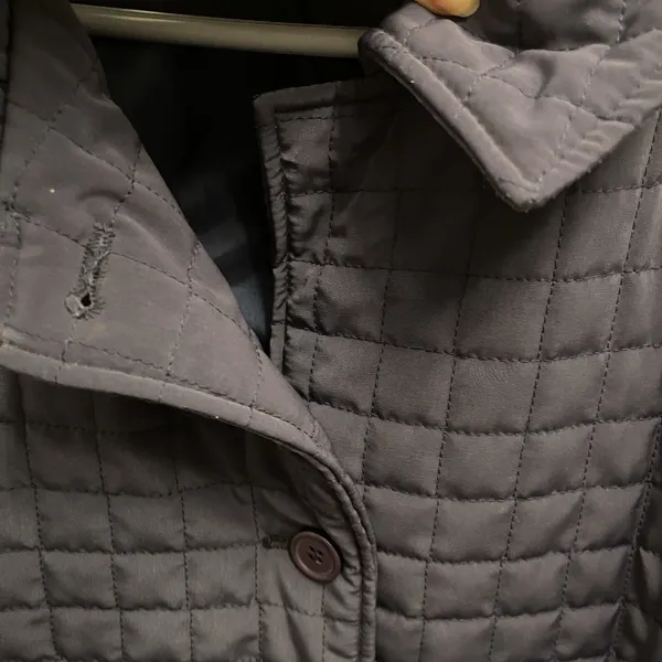 Willow Lane Blue Quilted Insulated Lined‎ Jacket Coat Womens L Outdoor Winter - Image 7