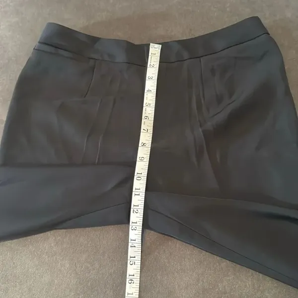 Women’s Black 2 Piece Pant Suit One Button Formal Office Wedding Size L NWT - Image 11