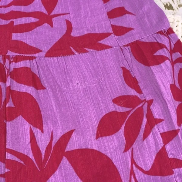 Old navy floral smocked maxi dress spaghetti straps size medium - Image 11