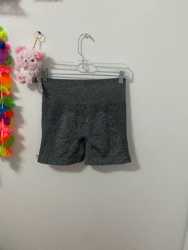 Gray Workout Shorts - Image 2