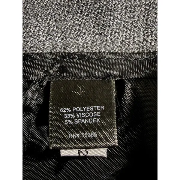 Express Design Studio Editor Gray Flare Dress Pants Trousers Size 4 - Image 5