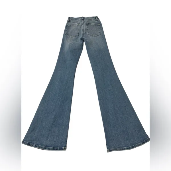 Frame Denim Blue Flare Jeans - Image 10