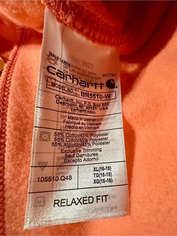 CARHARTT high rise joggers size XL 16/18 - Image 9