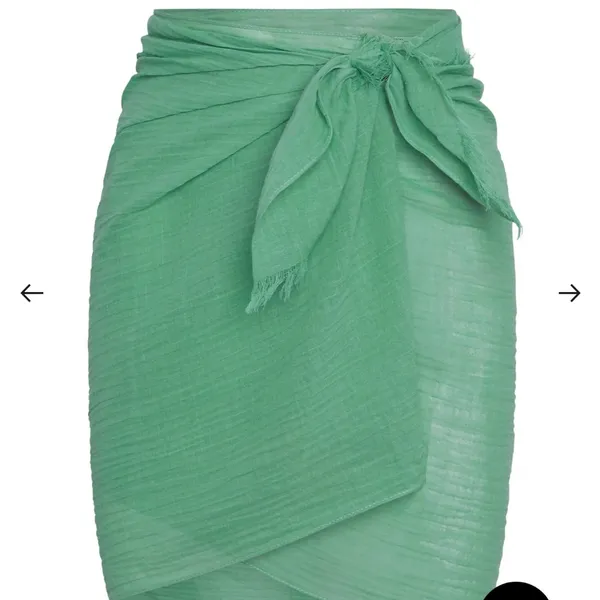Monday Swimwear NWT Mykonos Pear crinkled linen sarong - Image 2