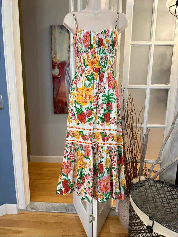 ✨NWT Farm Rio Fruit Print Dress Small✨ - Image 2