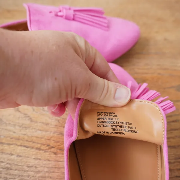 J. Crew Women's Size 10 Bright Pink Tassel Loafers Style Pointed Toe Flats - Image 5