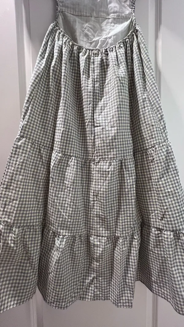 Blue Gingham Dress  - Image 6