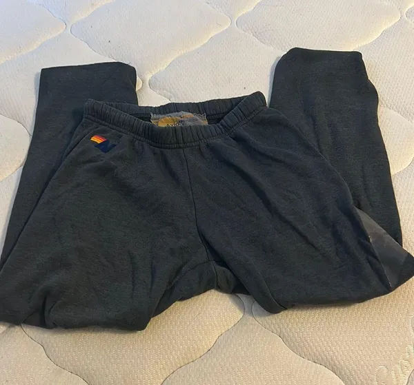 Aviator Nation Sweatpants Grey Bolt Small - Image 2