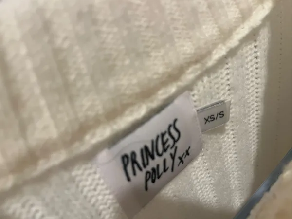 Princess Polly Sweater White - Image 2