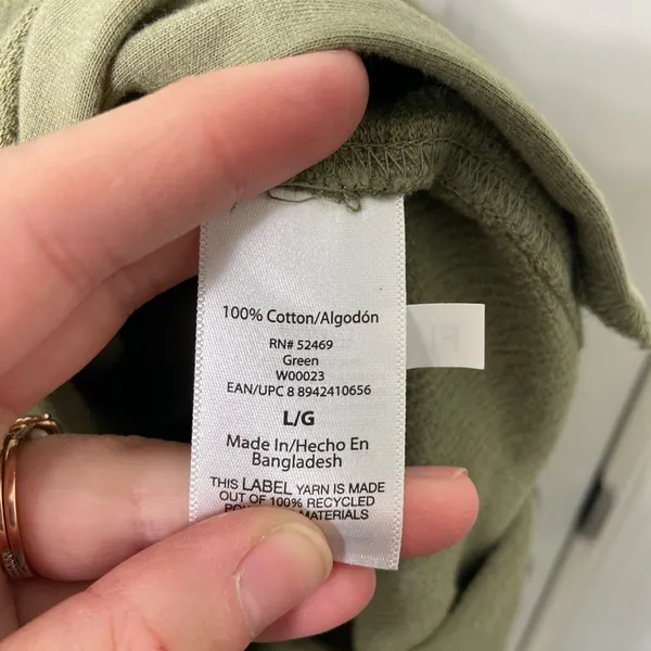 NWOT‎ Free Assembly women's comfy fit olive green drawstring waist romper large - Image 5