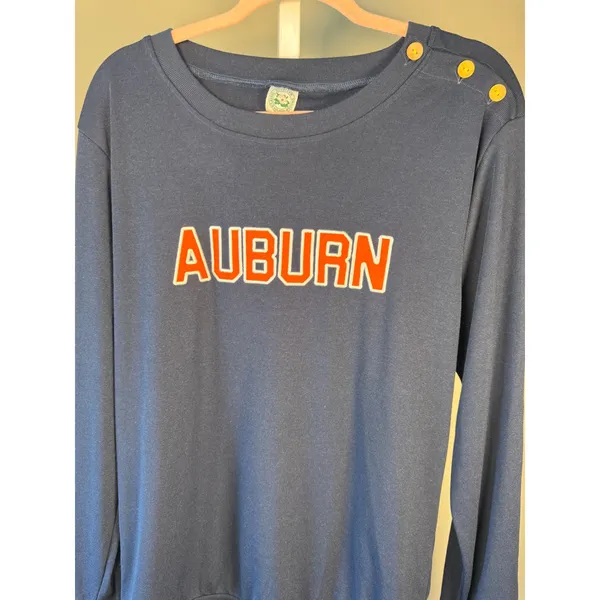 Southern Smocked Auburn Sweatshirt‎ L Bamboo Blend Button Shoulder - Image 3