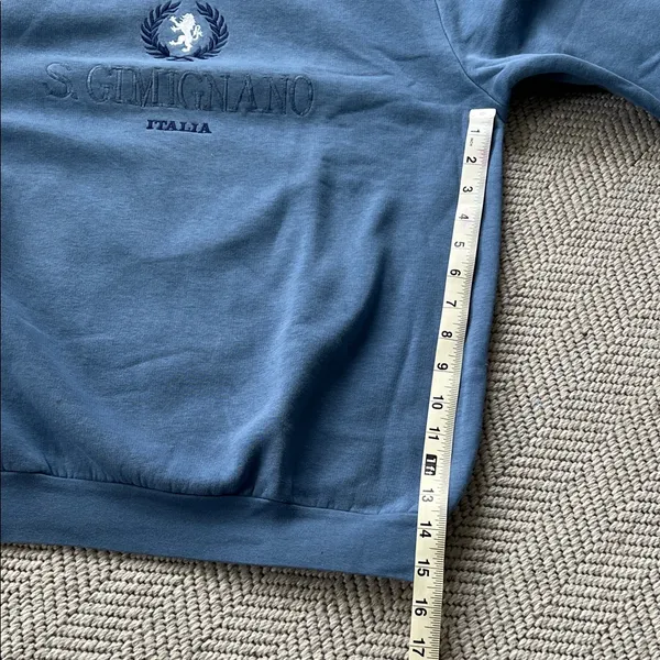 Italia Blue Crewneck Sweatshirt - Image 5