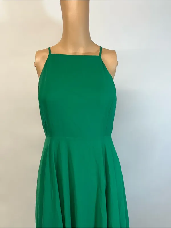 Lulu's Emerald Green Halter Maxi Dress - Image 2