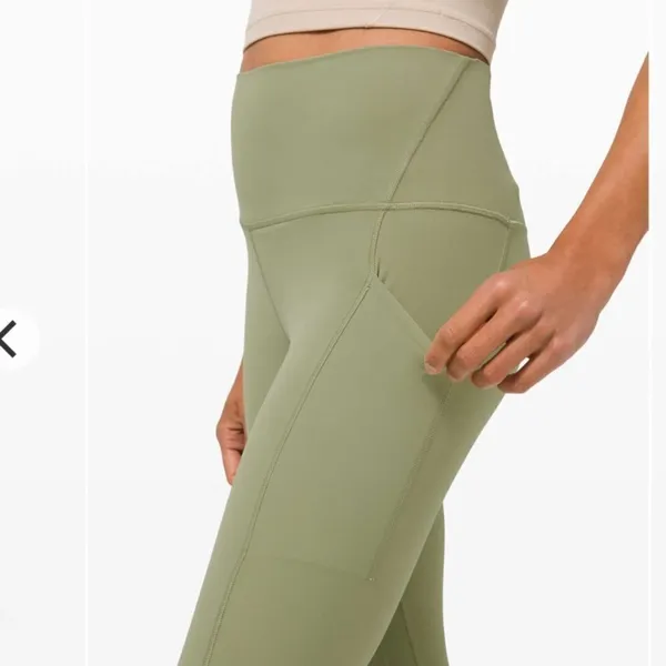 Lululemon Align High Rise Pant with Pockets 25" Rosemary Green - Image 2
