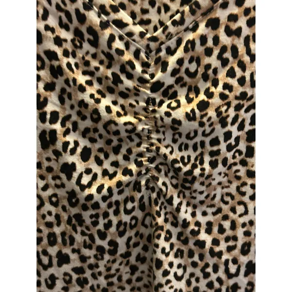 Chico’s animal print v-neck stretchy top XL casual business office - Image 6
