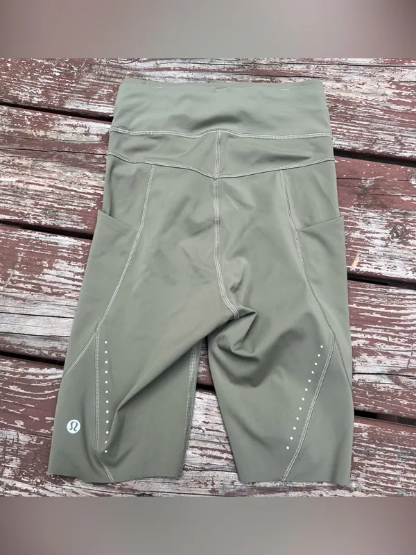 Lululemon Fast and Free HR Short 8" Light BALF Bay Leaf (Green) Lightweight|Sz:2 - Image 6