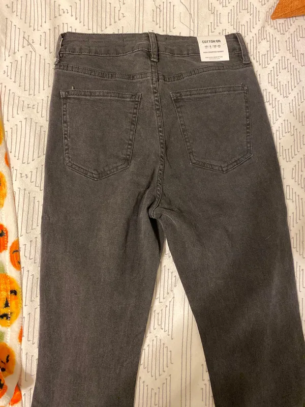 Black High Waisted Skinny Jeans - Image 3