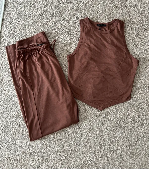 Zara flowy pants & top set. S - Image 9